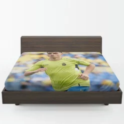 Spanish Professional Football Player Pedri Fitted Sheet 1