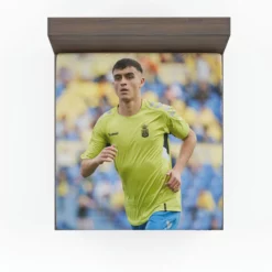 Spanish Professional Football Player Pedri Fitted Sheet