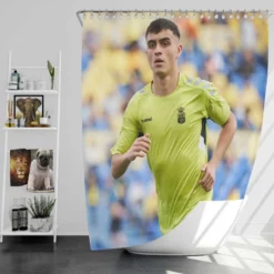 Spanish Professional Football Player Pedri Shower Curtain