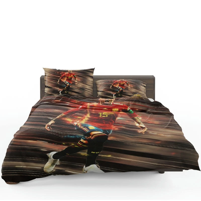 Spanish Soccer Player Sergio Ramos Bedding Set