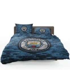 Spirited Football Club Manchester City Logo Bedding Set