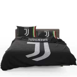 Spirited Italian Club Juventus Logo Bedding Set