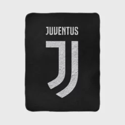 Spirited Italian Club Juventus Logo Fleece Blanket 1