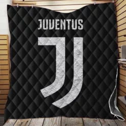 Spirited Italian Club Juventus Logo Quilt Blanket