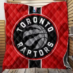 Spirited NBA Basketball Toronto Raptors Logo Quilt Blanket
