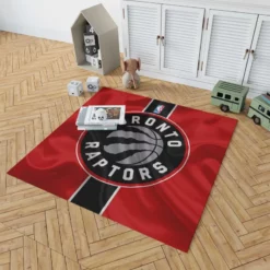 Spirited NBA Basketball Toronto Raptors Logo Rug 1