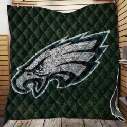 Spirited NFL Football Player Philadelphia Eagles Quilt Blanket