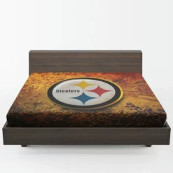 Spirited NFL Team Pittsburgh Steelers Fitted Sheet 1