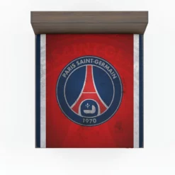 Spirited Paris Football Team PSG Logo Fitted Sheet