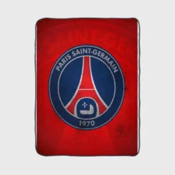 Spirited Paris Football Team PSG Logo Fleece Blanket 1