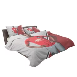 Spirited Soccer Player Marcus Rashford Bedding Set 2