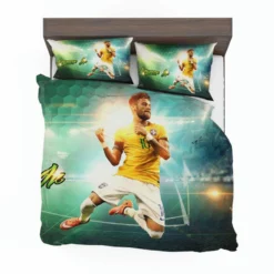 Sportive Brazil Football Player Neymar Bedding Set 1