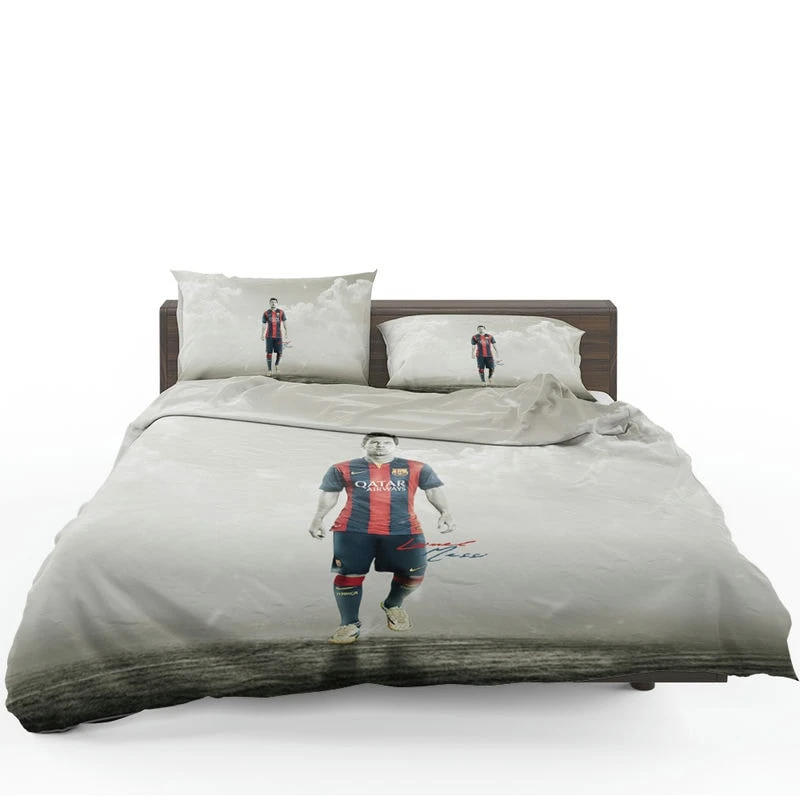 Sportive Football Player Lionel Messi Bedding Set