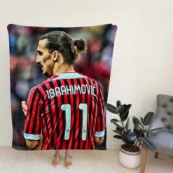 Sportive Footballer Zlatan Ibrahimovic Fleece Blanket