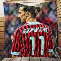 Sportive Footballer Zlatan Ibrahimovic Quilt Blanket