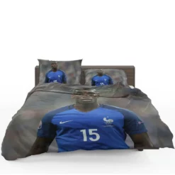 Sportive France Football Player Paul Pogba Bedding Set