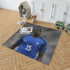 Sportive France Football Player Paul Pogba Rug 1