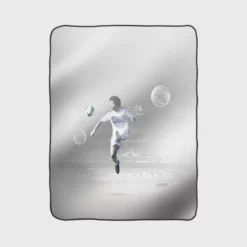 Sportive Madrid Football Player Marcelo Vieira Fleece Blanket 1