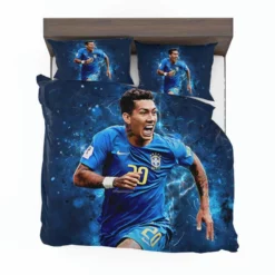 Spright Brazil Football Roberto Firmino Bedding Set 1