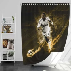 Spright Football Player Marcelo Vieira Shower Curtain