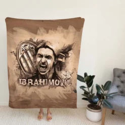 Spright Footballer Zlatan Ibrahimovic Fleece Blanket