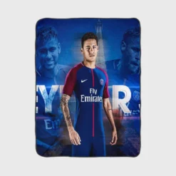 Spright PSG Football Player Neymar Fleece Blanket 1