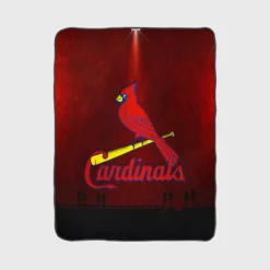 St Louis Cardinals Baseball MLB Logo Fleece Blanket 1