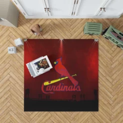 St Louis Cardinals Baseball MLB Logo Rug