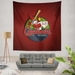 St Louis Cardinals Popular Baseball Club MLB Tapestry