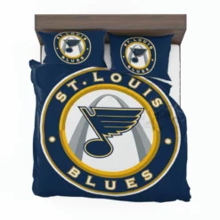St louis Blues NHL Logo Bedding Set 1