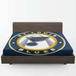 St louis Blues NHL Logo Fitted Sheet 1