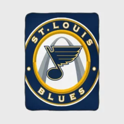 St louis Blues NHL Logo Fleece Blanket 1