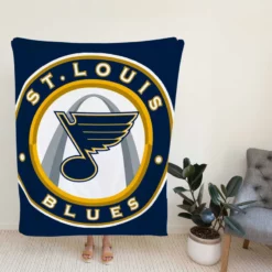 St louis Blues NHL Logo Fleece Blanket