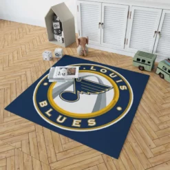 St louis Blues NHL Logo Rug 1