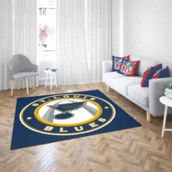 St louis Blues NHL Logo Rug 2