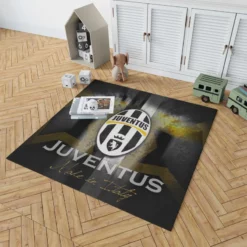 Star Team Juve Logo Rug 1