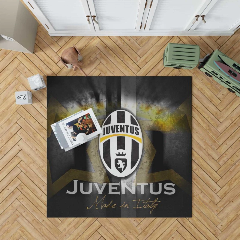 Star Team Juve Logo Rug