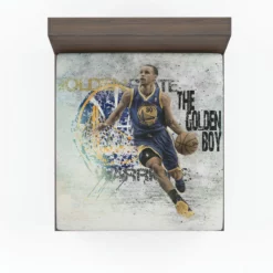 Stephen Curry All NBA NBA Basketball Fitted Sheet