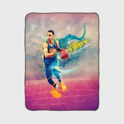 Stephen Curry Inspirational NBA Fleece Blanket 1