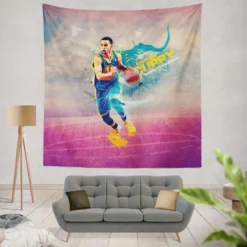 Stephen Curry Inspirational NBA Tapestry