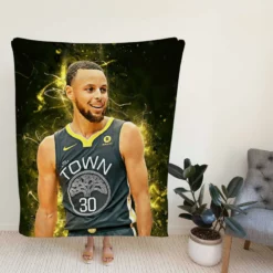 Stephen Curry Inspiring NBA Fleece Blanket