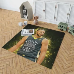 Stephen Curry Inspiring NBA Rug 1