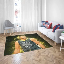 Stephen Curry Inspiring NBA Rug 2