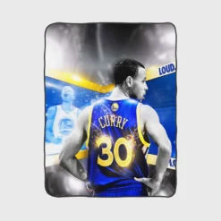 Stephen Curry NBA All Star NBA Fleece Blanket 1