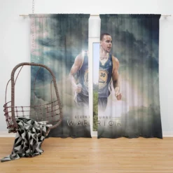 Stephen Curry NBA championships Window Curtain
