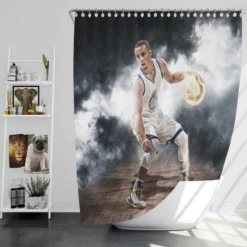 Stephen Curry Powerful NBA Shower Curtain