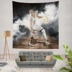 Stephen Curry Powerful NBA Tapestry