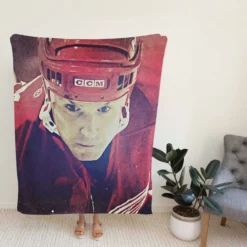 Steve Yeoman NHL Hockey Player Fleece Blanket