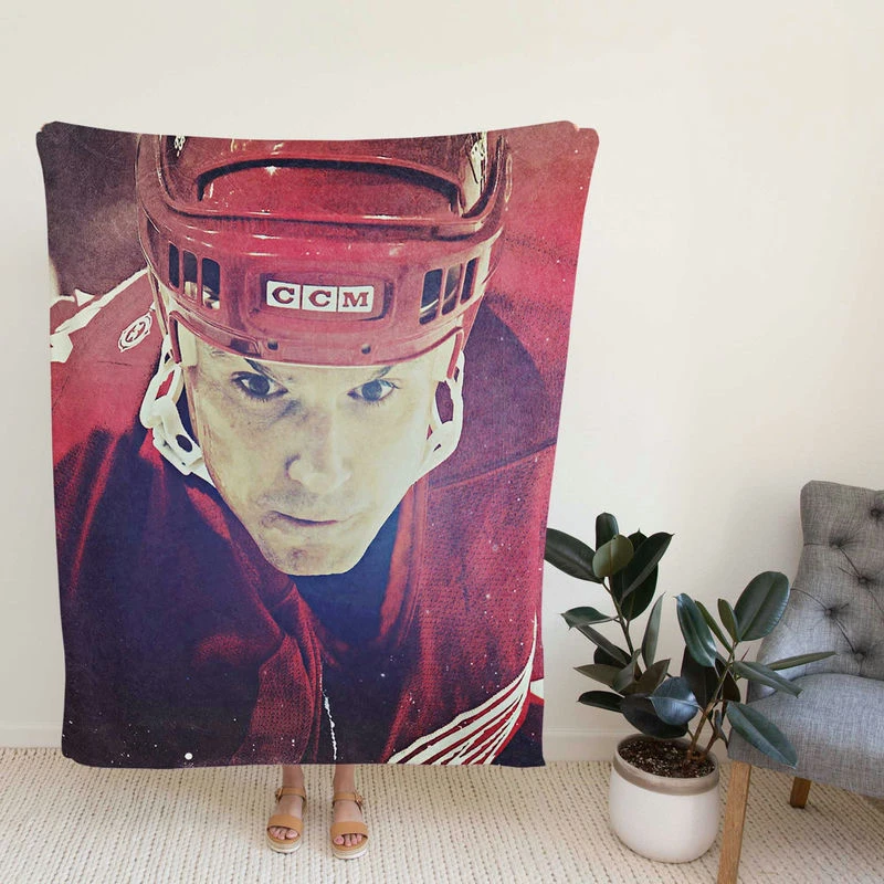 Steve Yeoman NHL Hockey Player Fleece Blanket