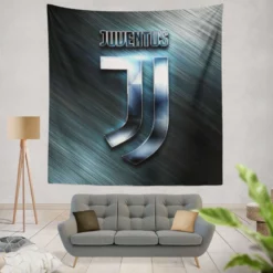 Striped Juventus FC Football Club Tapestry